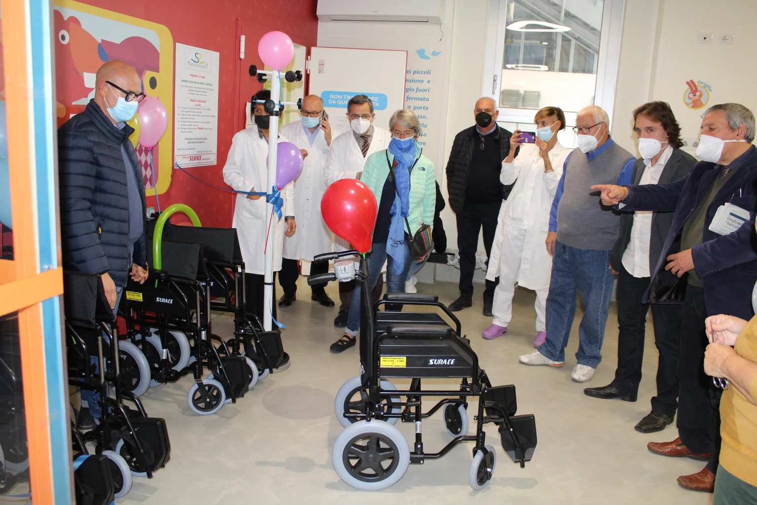 Evento di donazione carrozzine